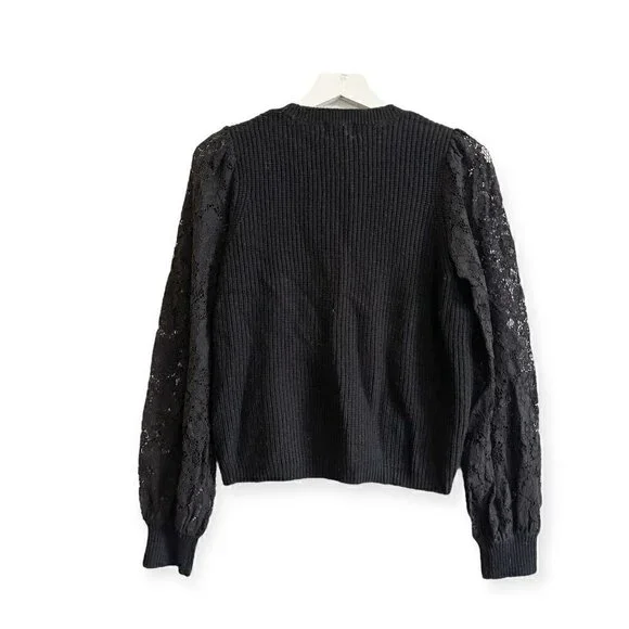 CAMI NYC Black Wool Beth Cardigan, Size S